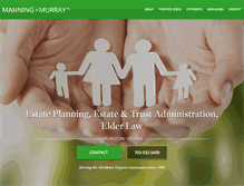Tablet Screenshot of manning-murray.com